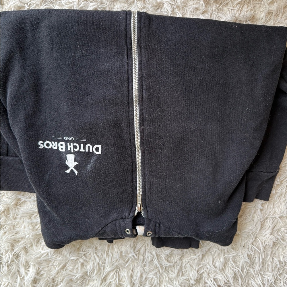 Dutch Bros Black Zip-up Jacket